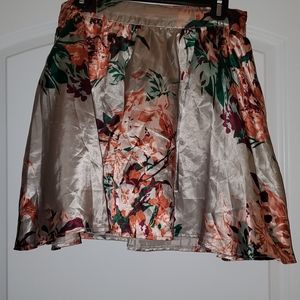 Charlotte Russe floral print skirt